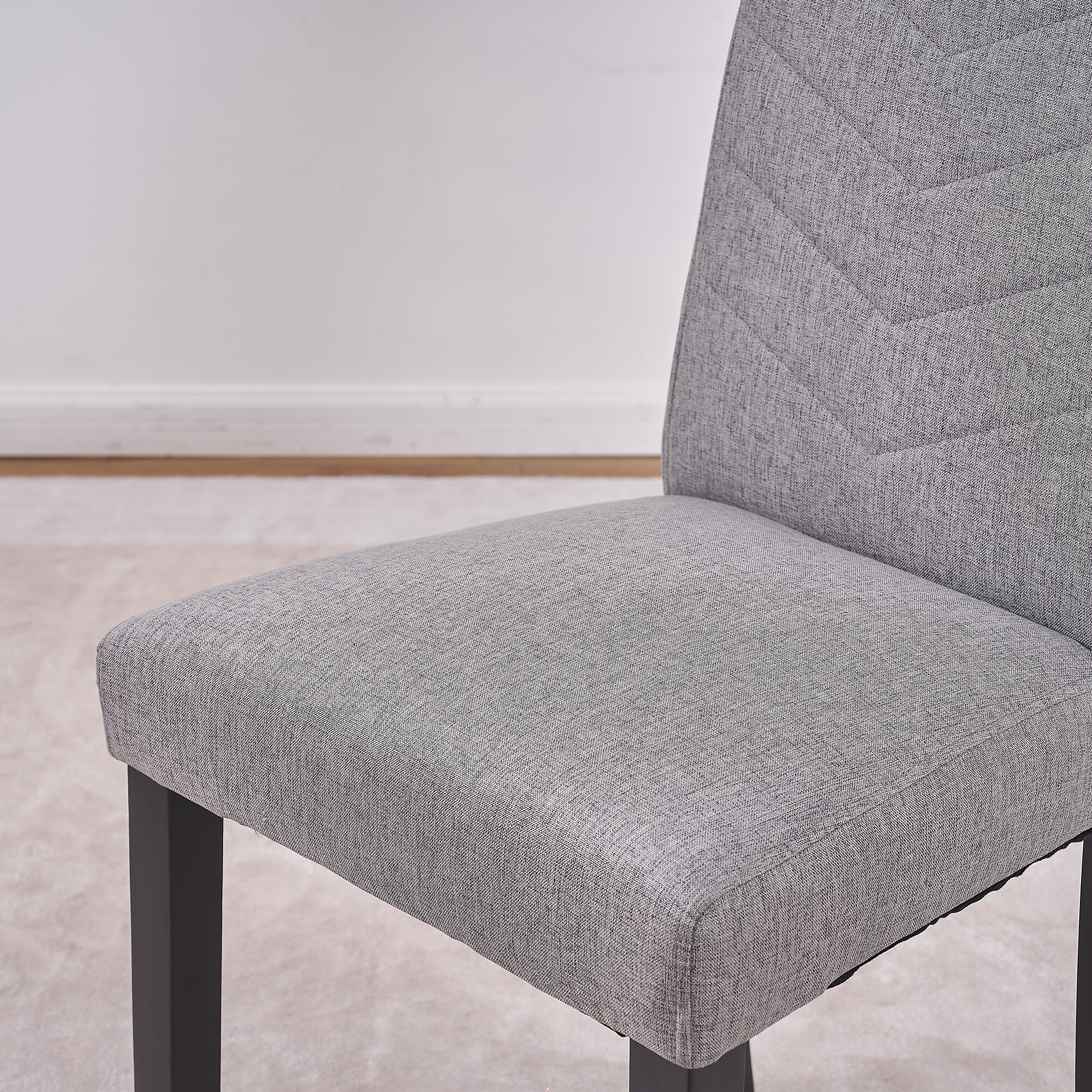 Vecelo LOE-DC08-LGRY-2P Dining-Chairs - View #5