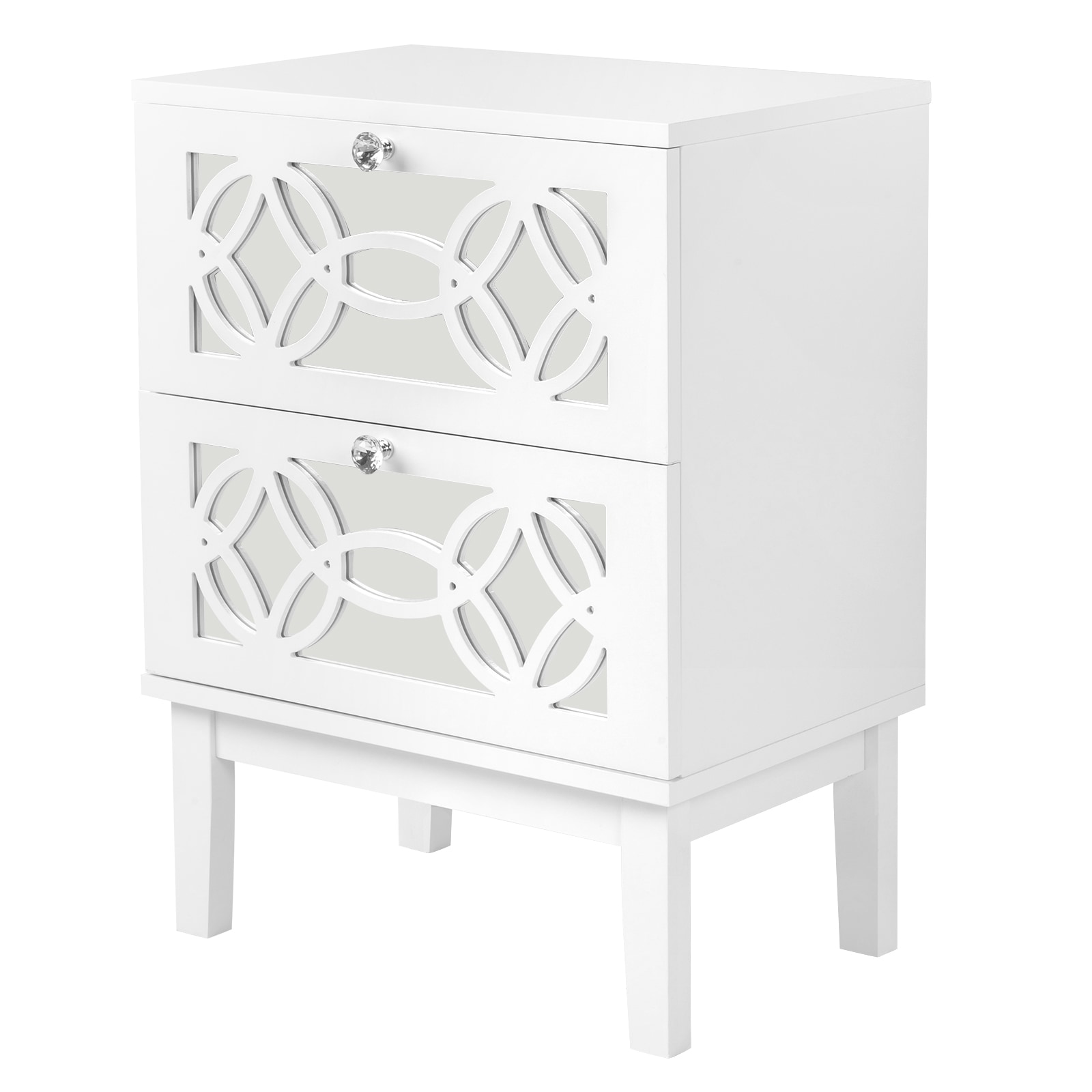 Outopee LO1G52004177 White Nightstand
