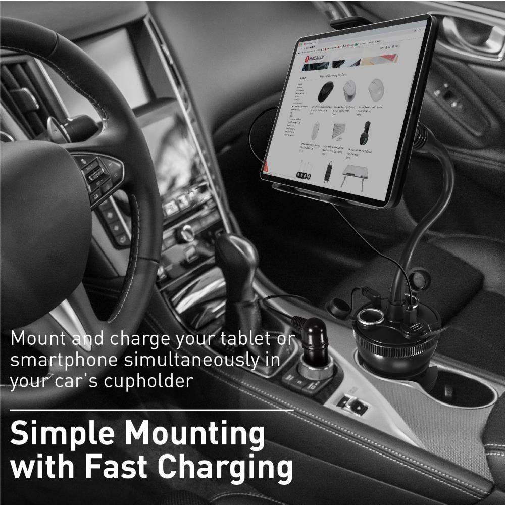 Macally MCUPPOWERTAB Cell-Phone-Car-Mounts - View #3