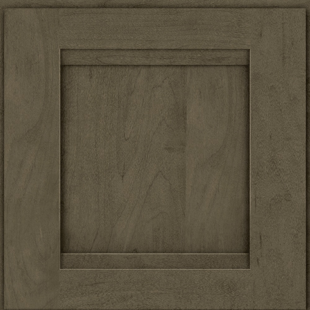 KraftMaid RDCDS,SNM,H01M Sonata 14.625-Inches W x 14.625-Inches H Cannon Grey Stained Maple Kitchen Cabinet Sample (Door Sample)