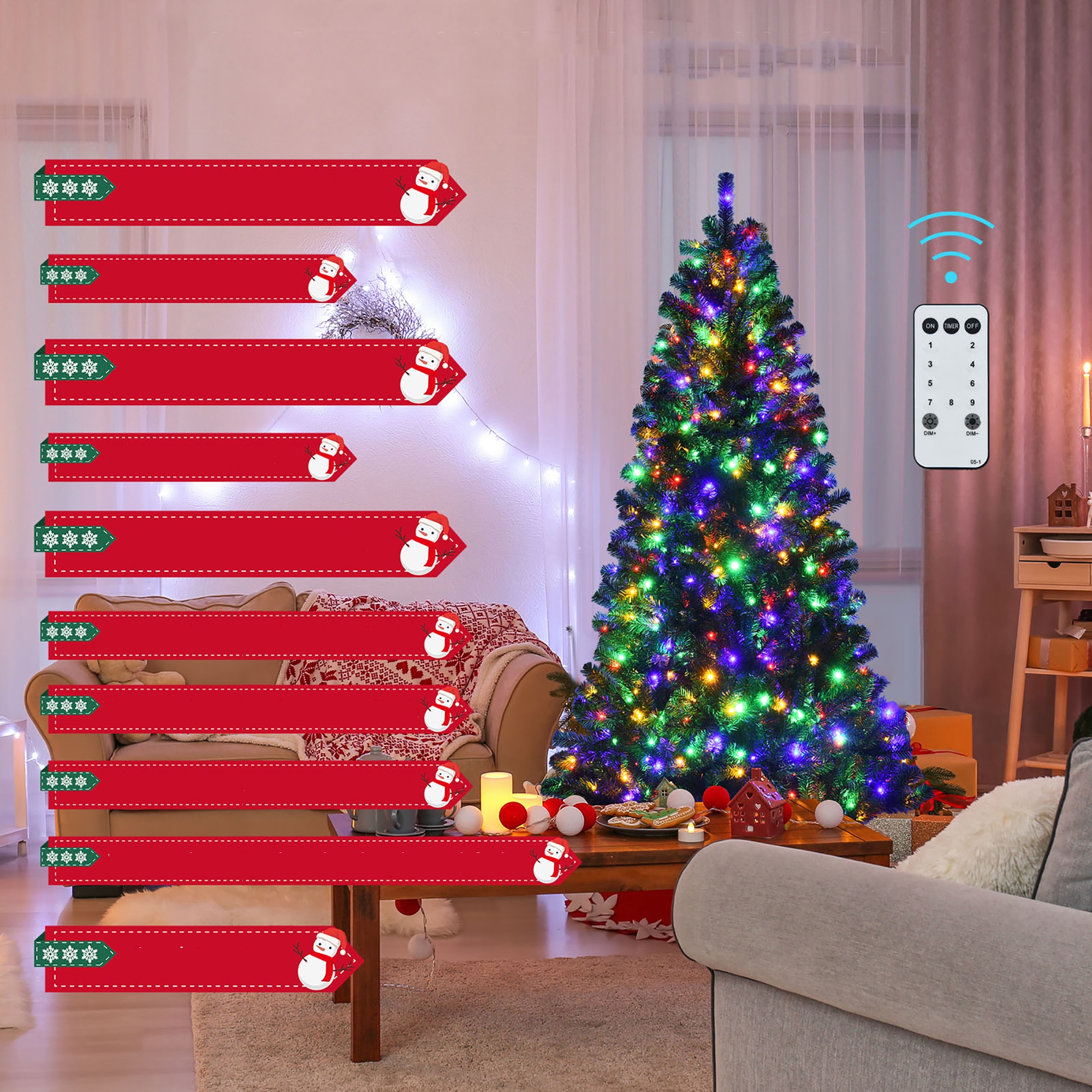 Costway CM23525US Artificial-Christmas-Trees - View #6