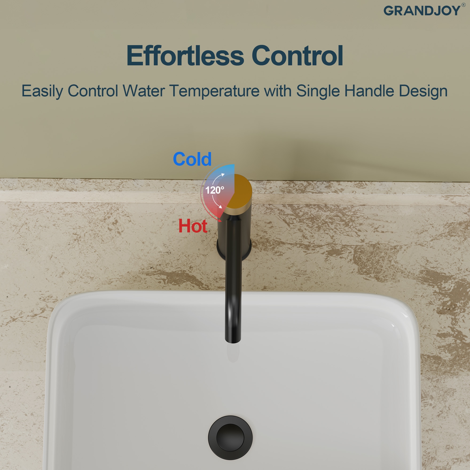 GRANDJOY SGF11GJ-67BL-BG Lavatory-Faucets - View #5