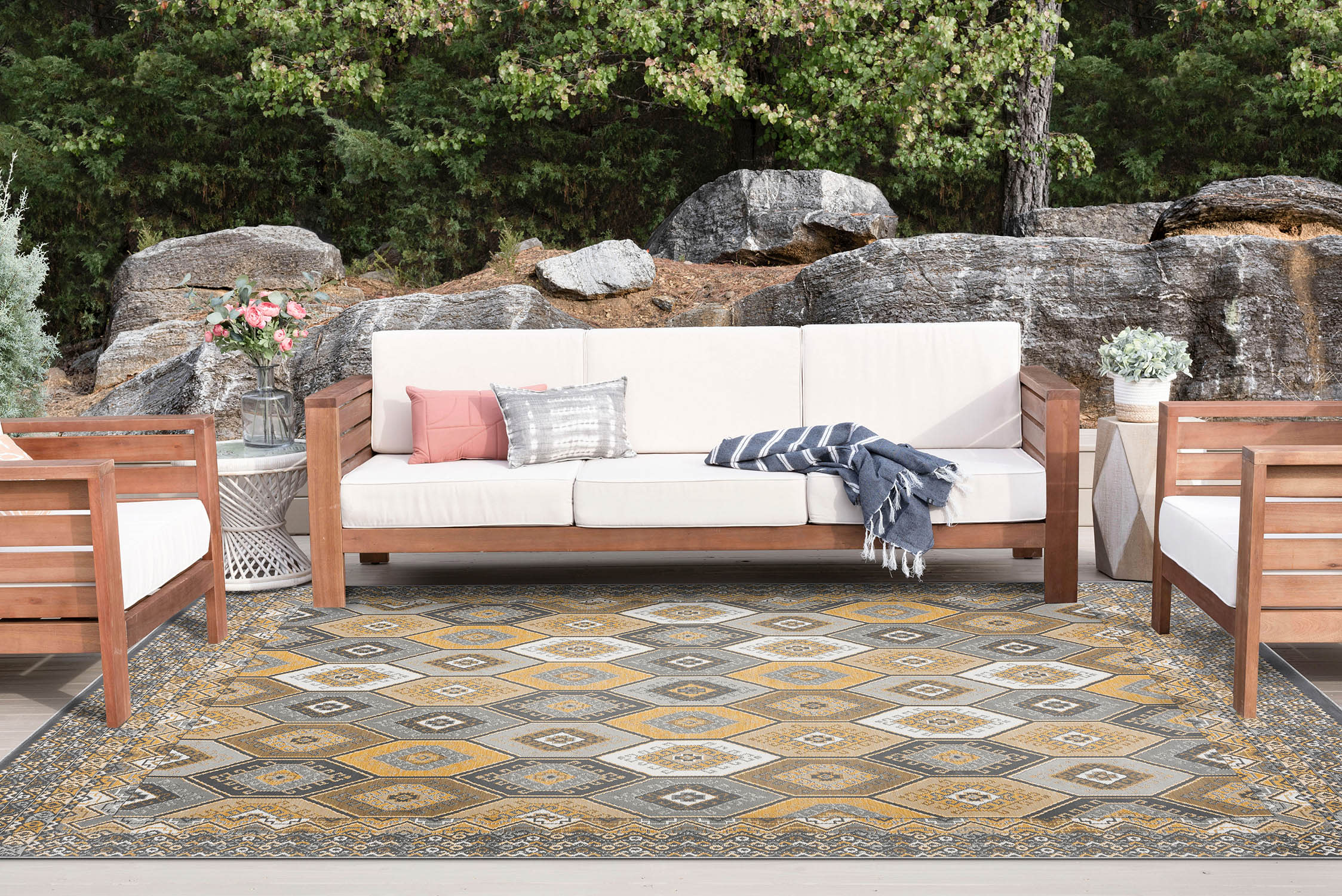 Tayse FLO1017 5X7 rugs - View #11
