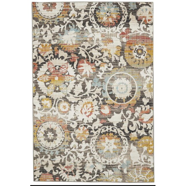 Indoor Fl Botanical Area Rug, 8×10 Area Rugs At Home Goods