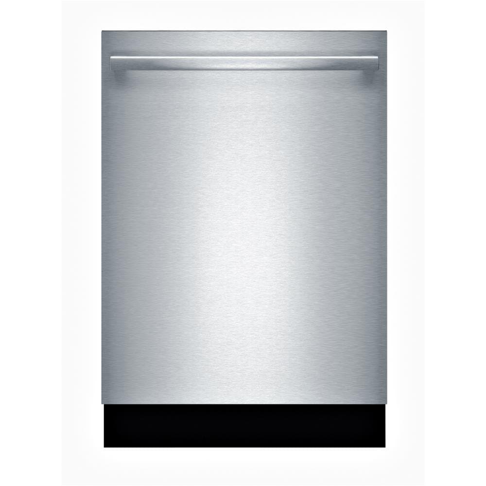 Bosch 100 48-Decibel Top Control 24-in Built-In Dishwasher (Stainless Steel) ENERGY STAR in the 