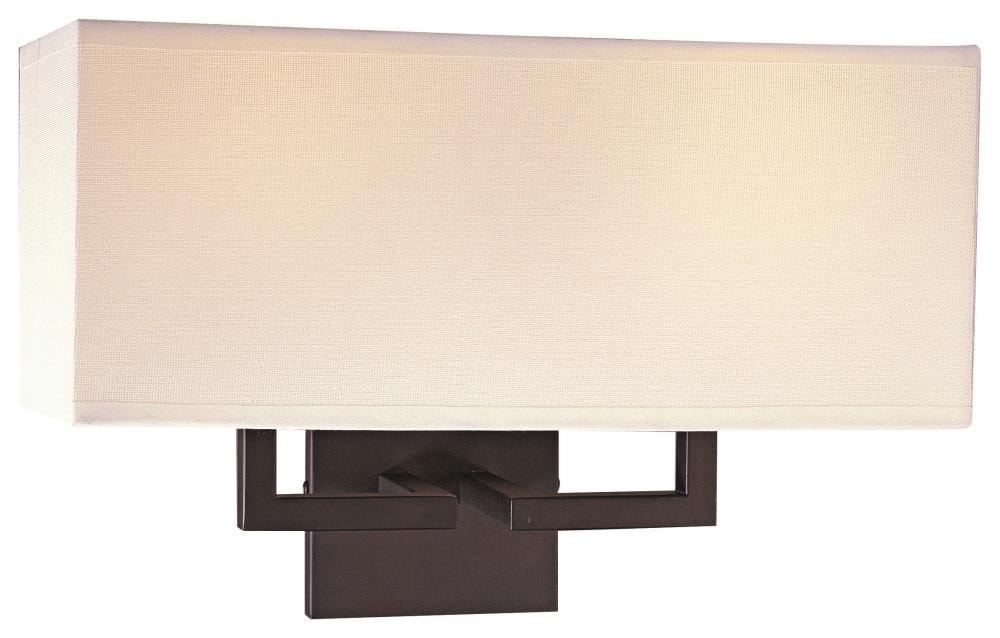 George Kovacs P472-617 16-in W 2 -Light Satin Bronze Wall Sconce