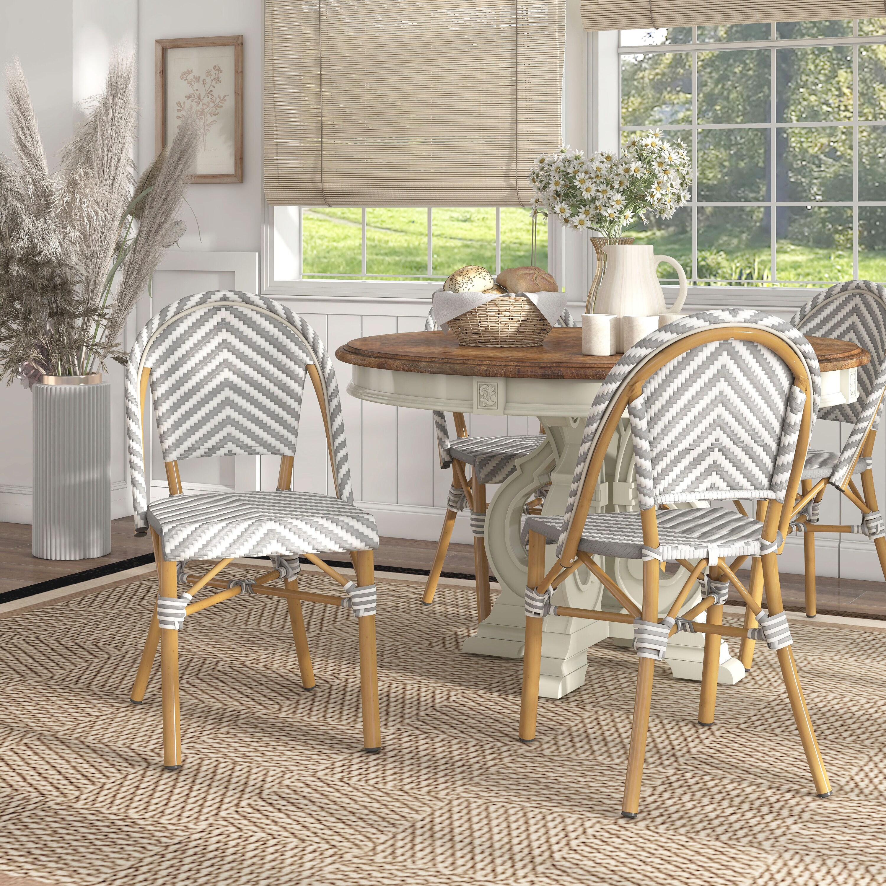 Furniture of America YNJ-OT2000GY Patio-Chairs - View #2