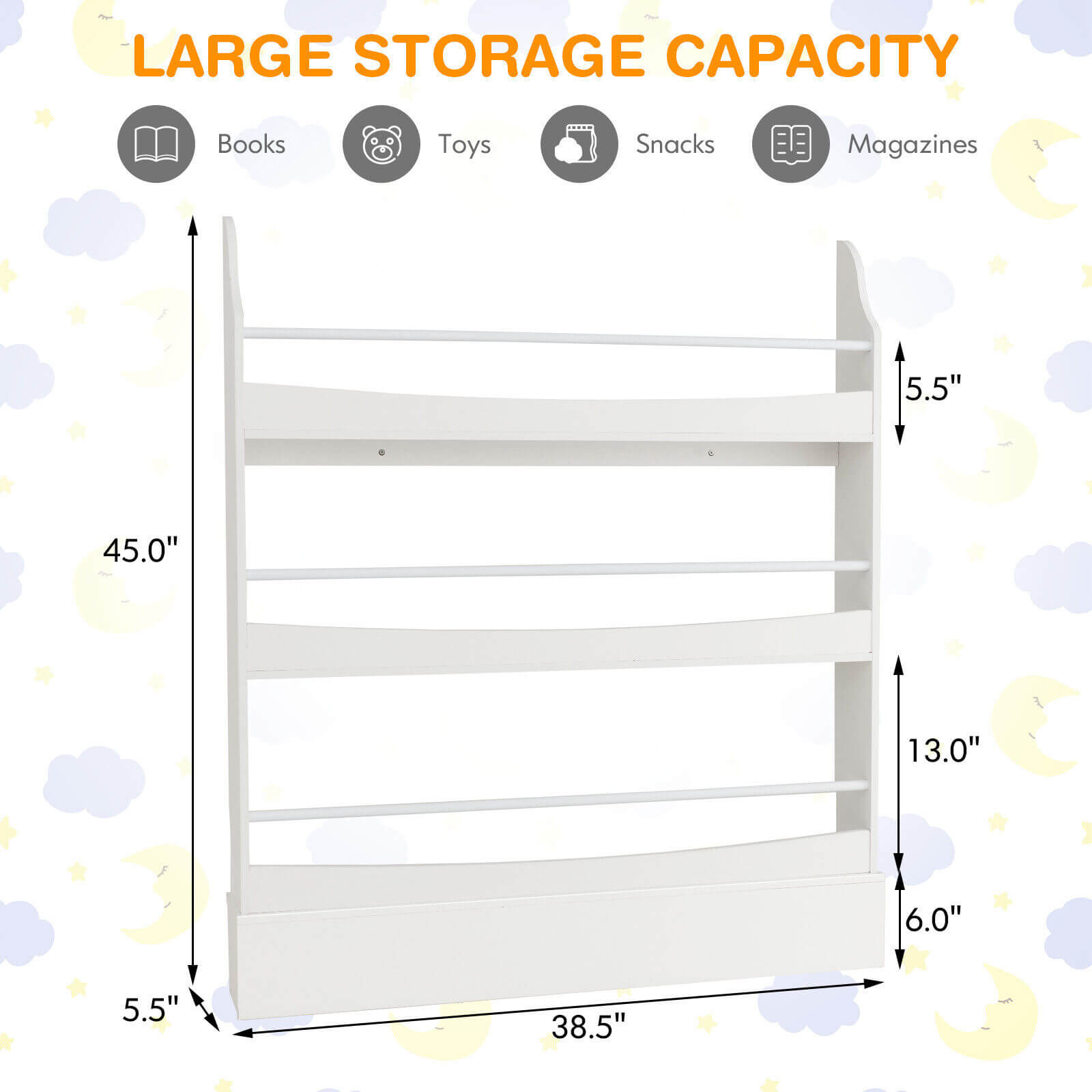 Slickblue D-CO-HW69301BC Kids-Bookcases - View #8