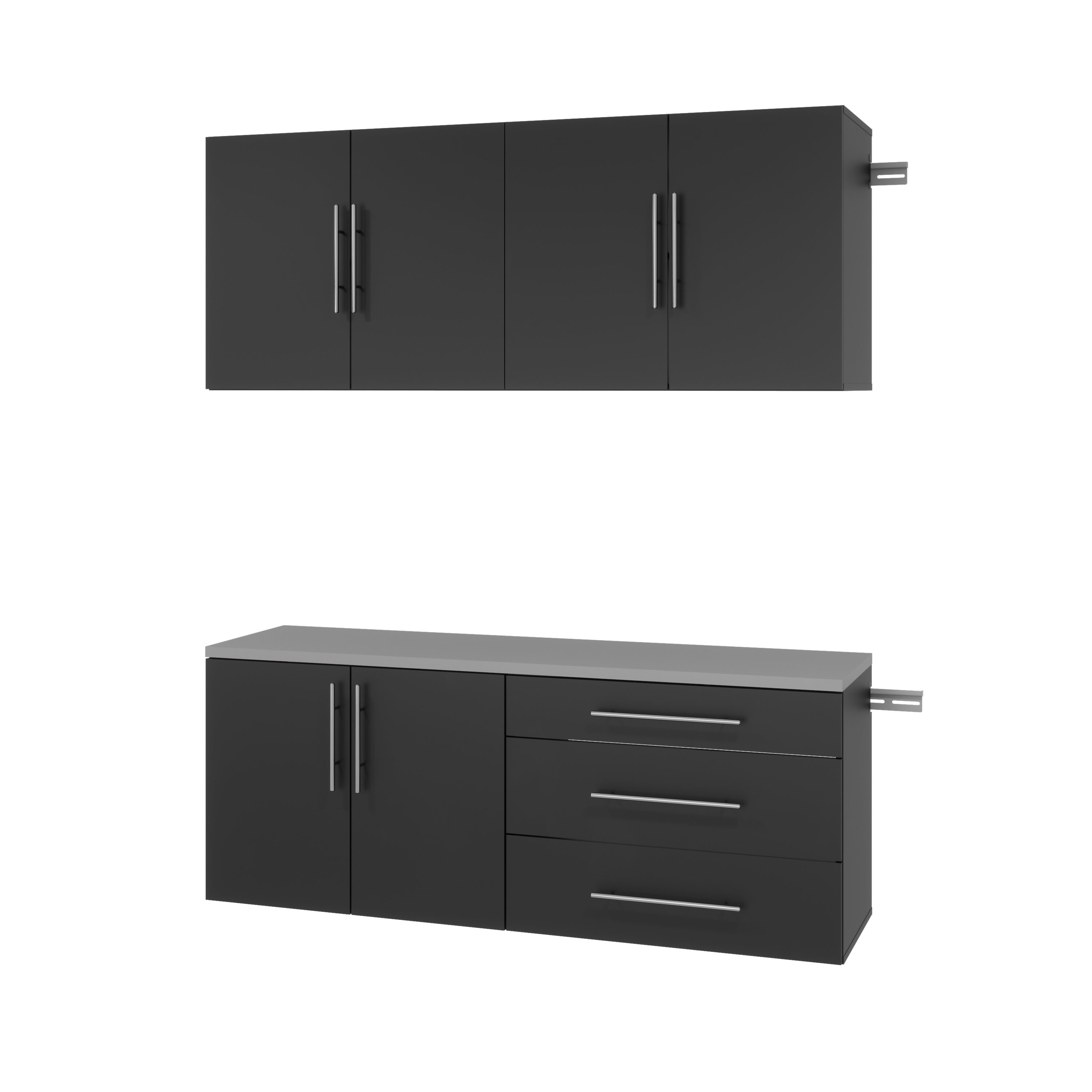 Prepac HangUps 24 Large Storage Cabinet, Black