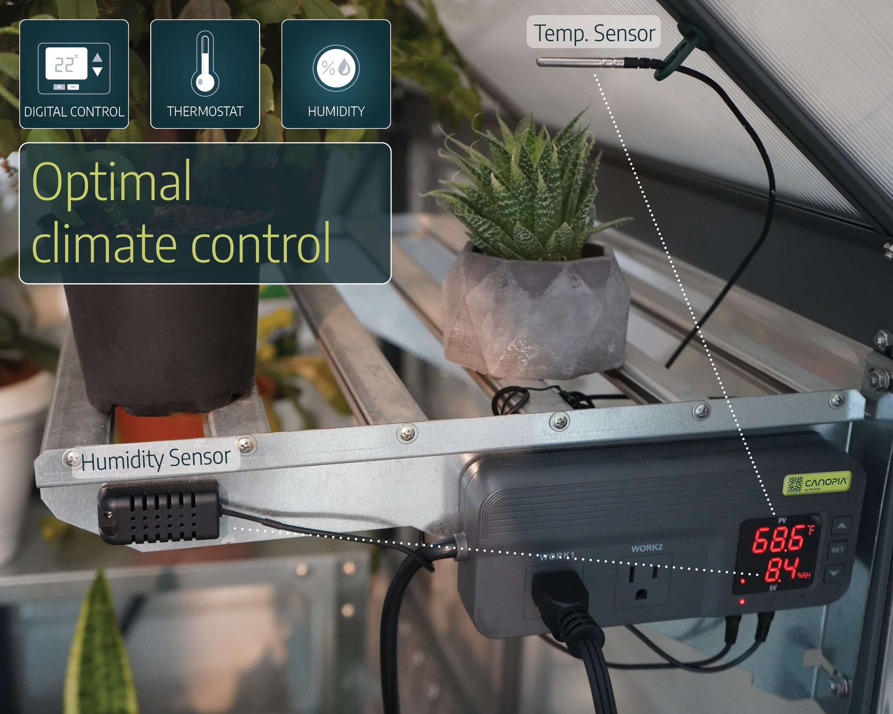 Canopia by Palram 705777 Greenhouse-Vent-Openers - View #11