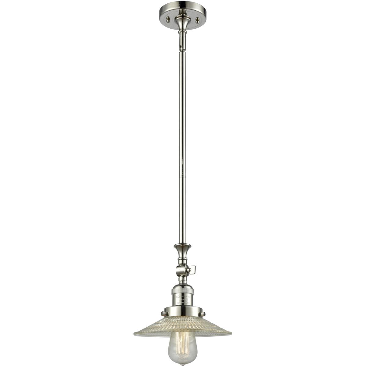 Innovations Lighting 1358138 206-PN-G2-LED Franklin Restoration Halophane Mini Pendant