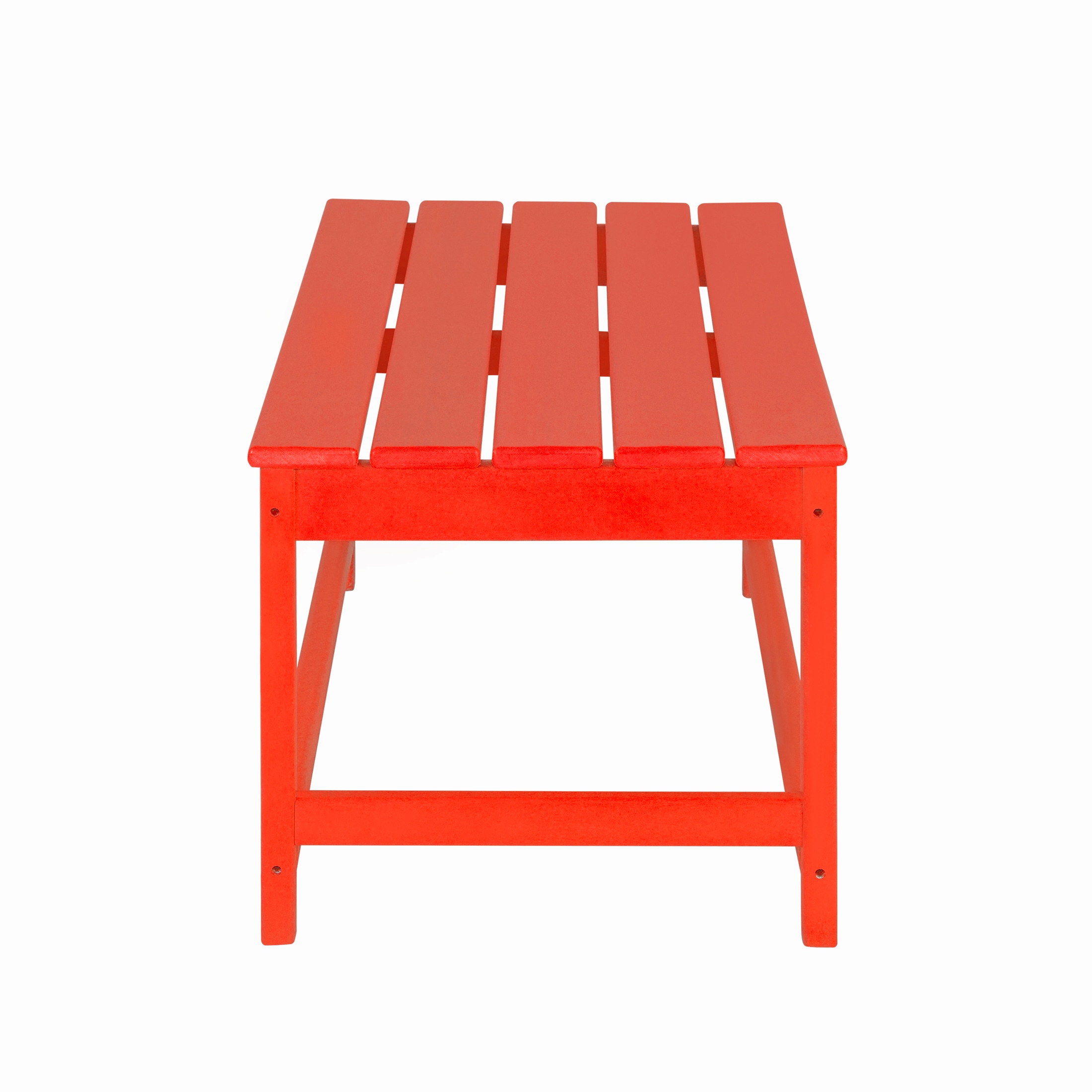 Red Adirondack 3-Piece Outdoor Coffee & Side Table Set