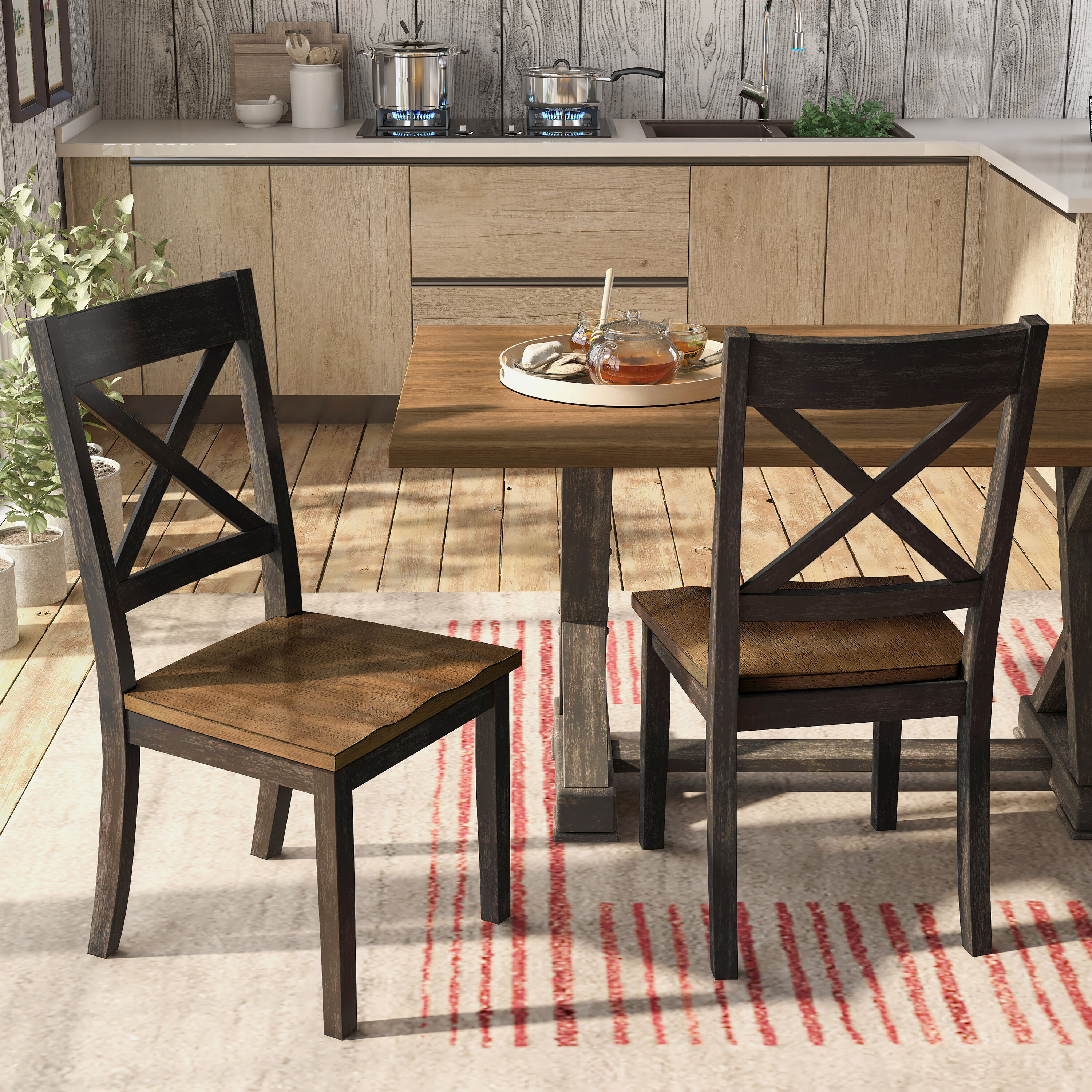Furniture of America IDF-3167A-SC Dining-Chairs - View #4