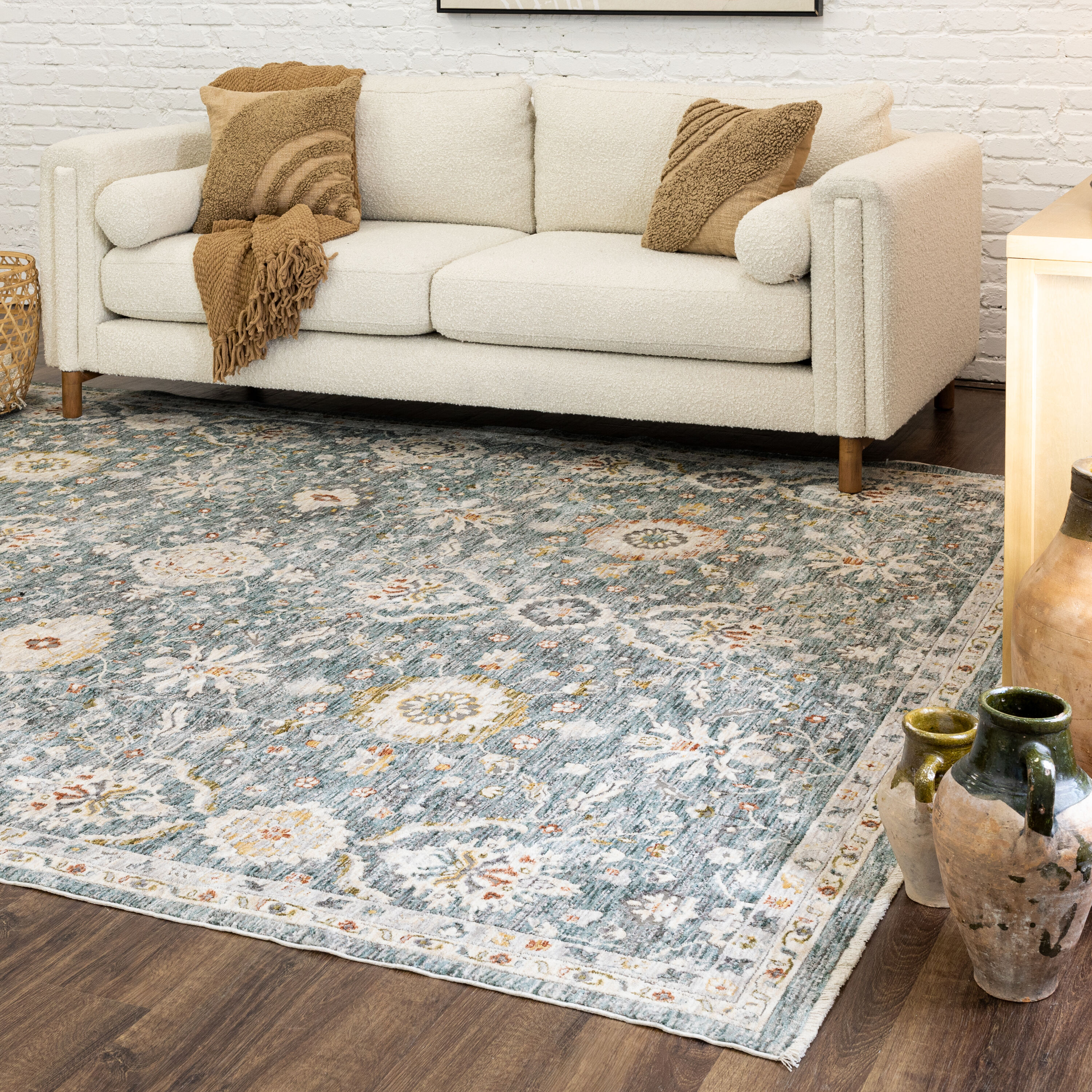 allen + roth with STAINMASTER R1296 838 094120 rugs - View #6