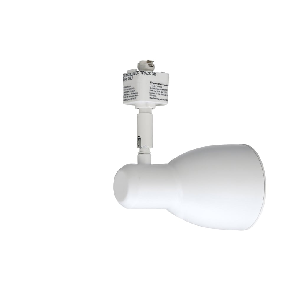 Matte White Modern Metal Track Light Head