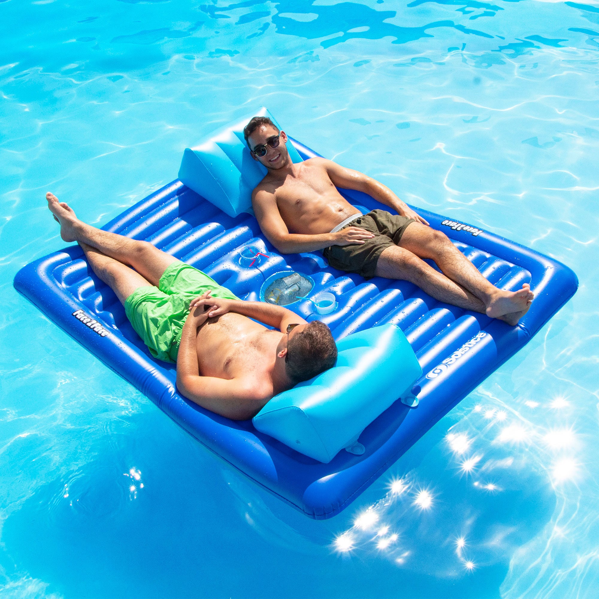 Solstice Watersports SolFit Inflatable Aquatic Yoga Fitness Mat