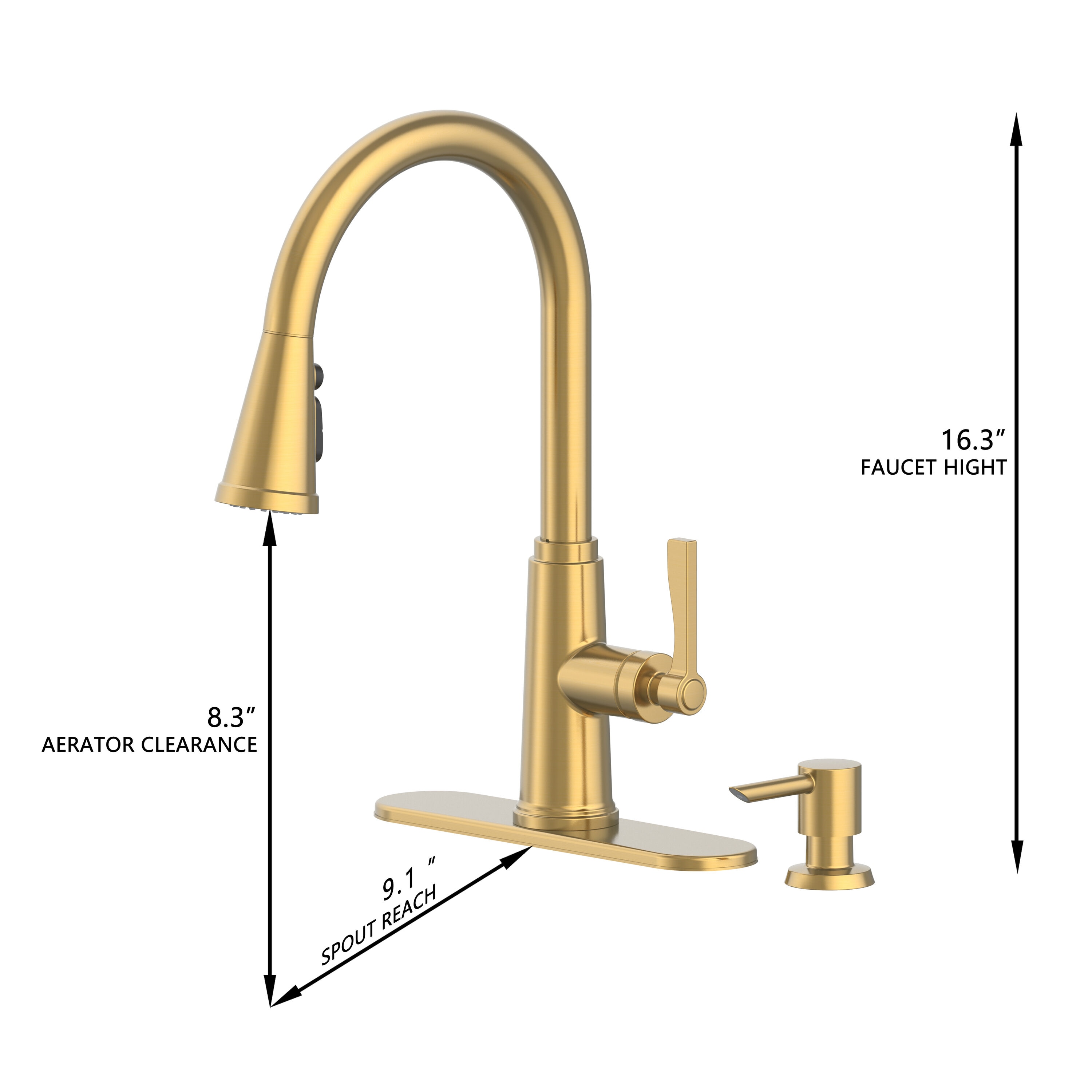 allen + roth 67894W-134408 Kitchen-Faucets - View #3