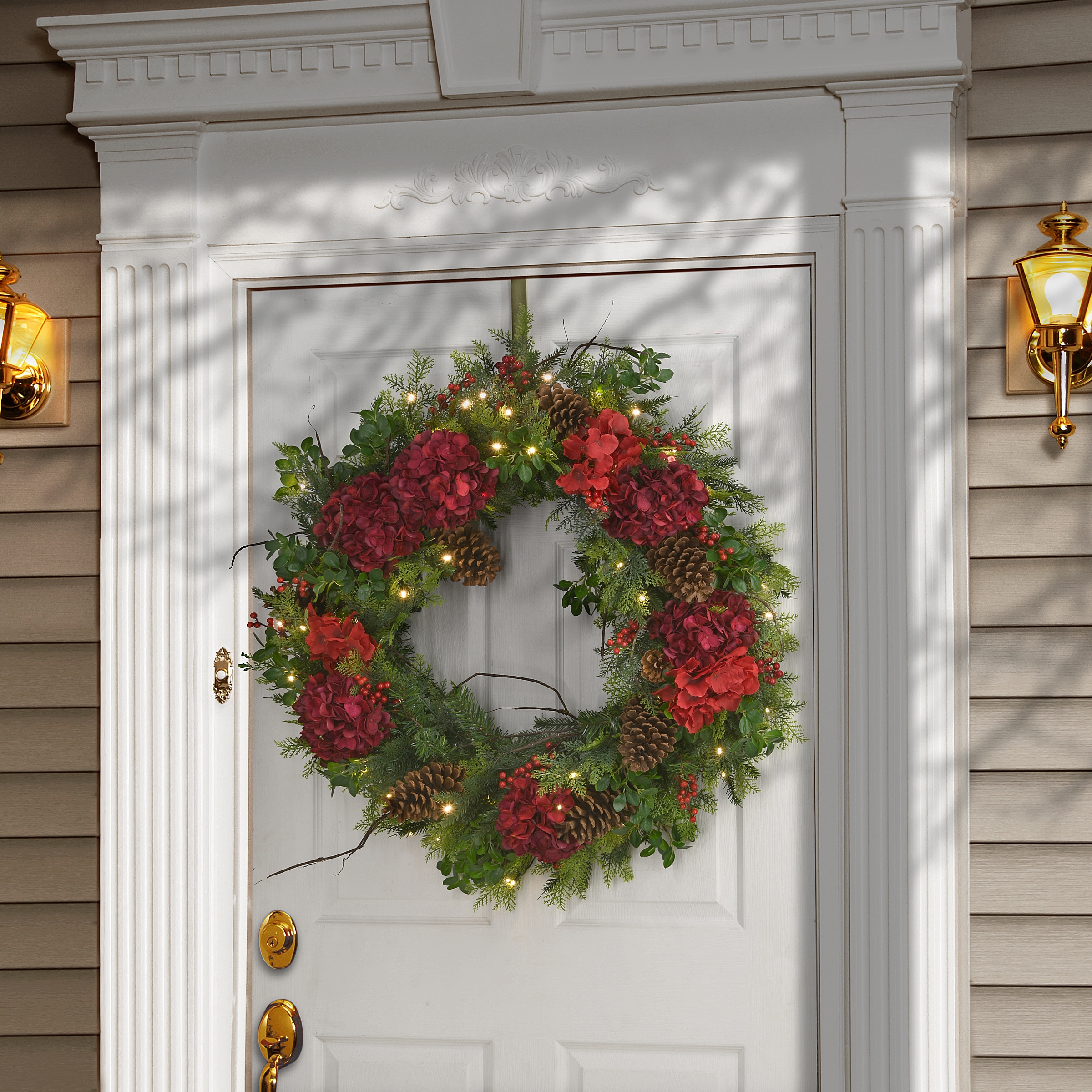 National Tree Company VW63-300-30W-B Artificial-Christmas-Wreaths - View #2