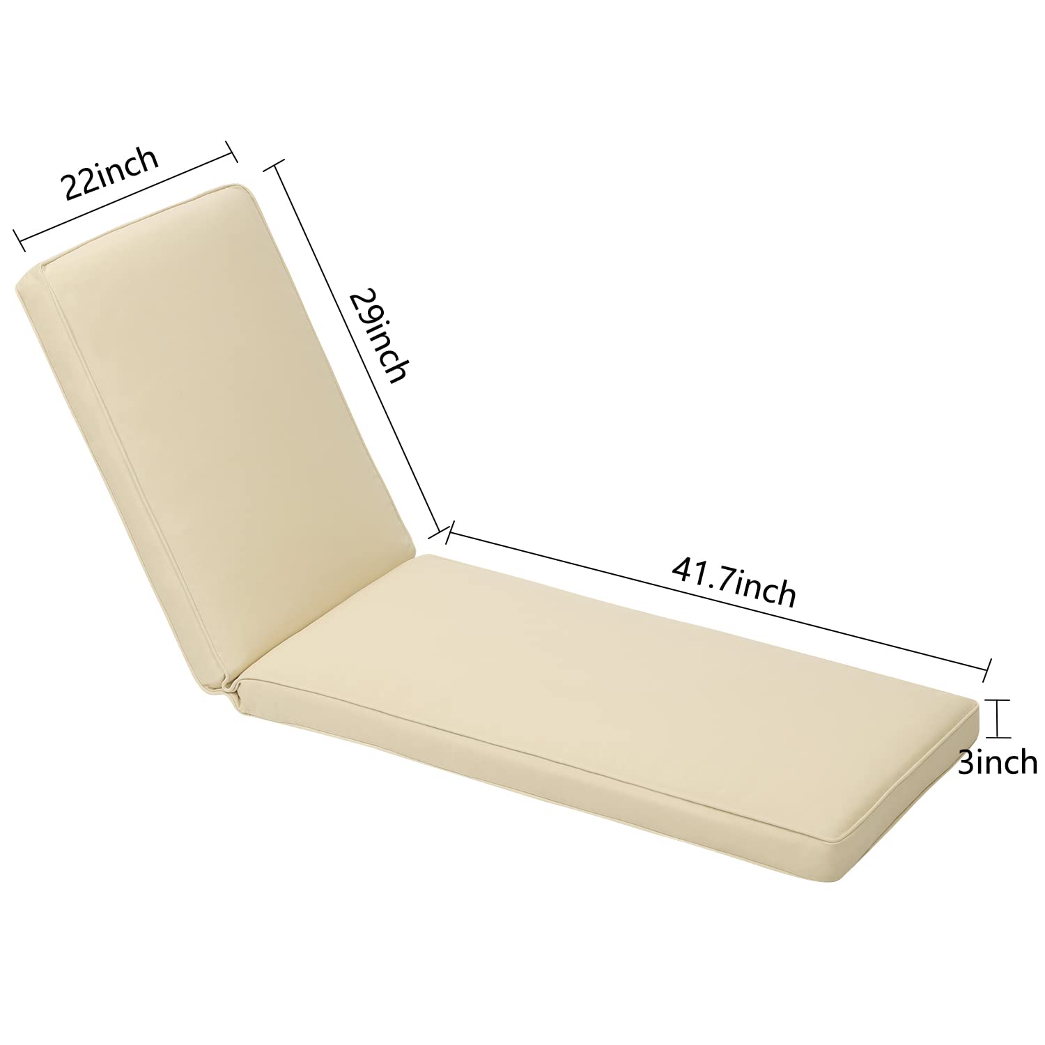 Aoodor A060-PLNLN Patio-Furniture-Cushions - View #4