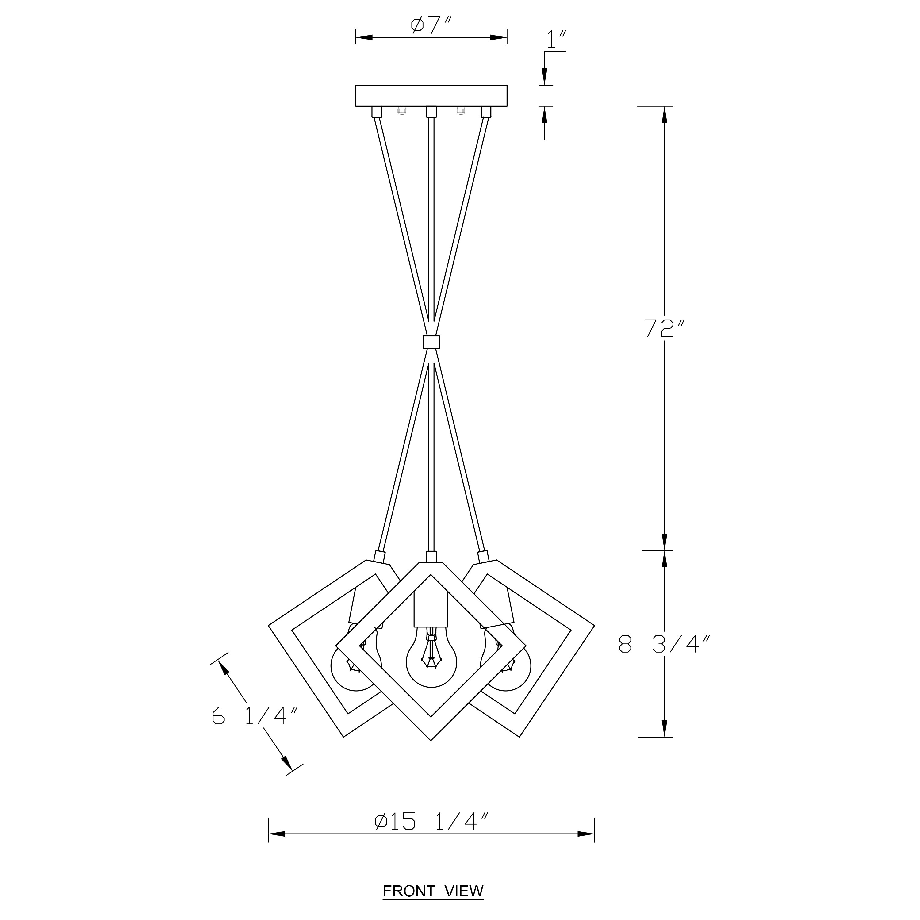 C Cattleya CA2143-3H Pendant-Lights - View #6