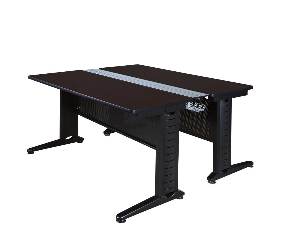 Regency MFB6658MW Fusion Brown 4-Person Training Table (66-in W x 29-in H)