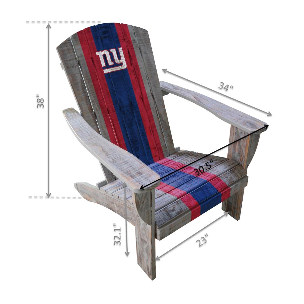 Adventure Furniture 24 NFL New York Giants Round Distressed Sign