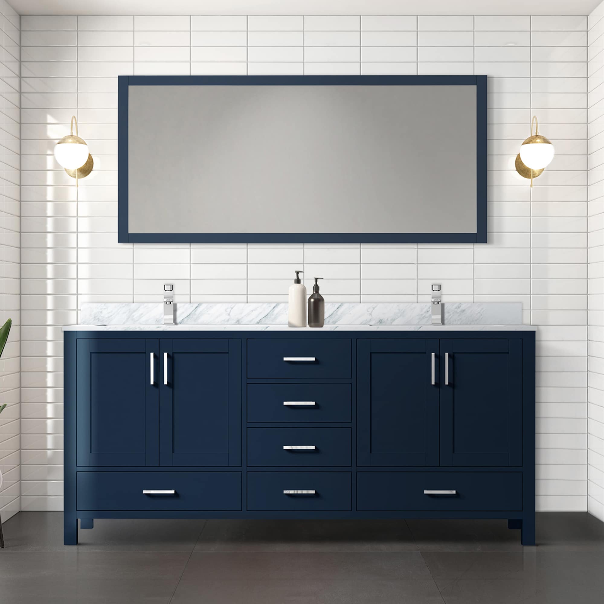 Lexora LJ342272DEDSM70F Bath-Vanity-Combo - View #10