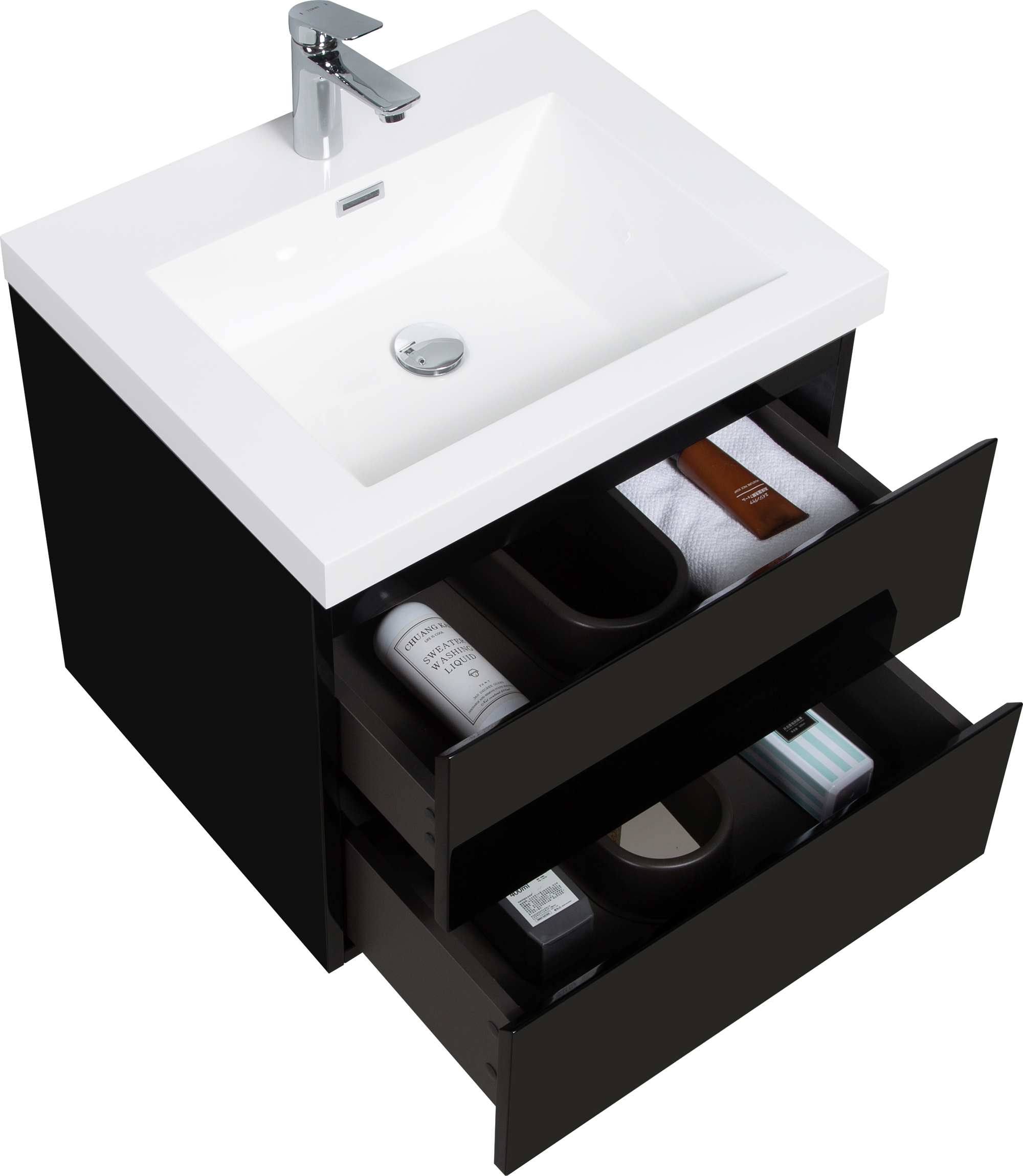 WELLFOR AYTO-24WB Bath-Vanity-Combo - View #3