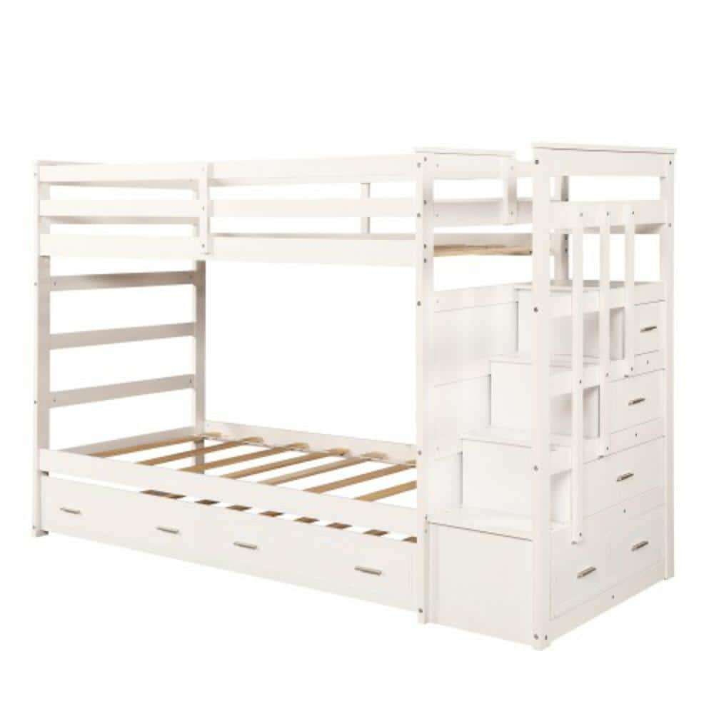 Over Twin Bunk Bed In The Beds, Wayfair White Twin Bunk Bedside Table
