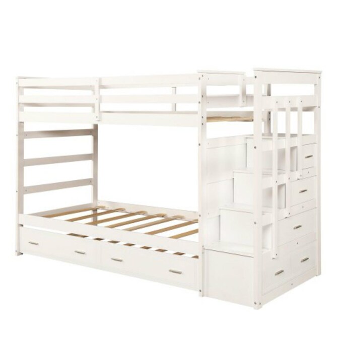 Twin Bunk Bed In The Beds, Twin Bunk Beds With Trundle White