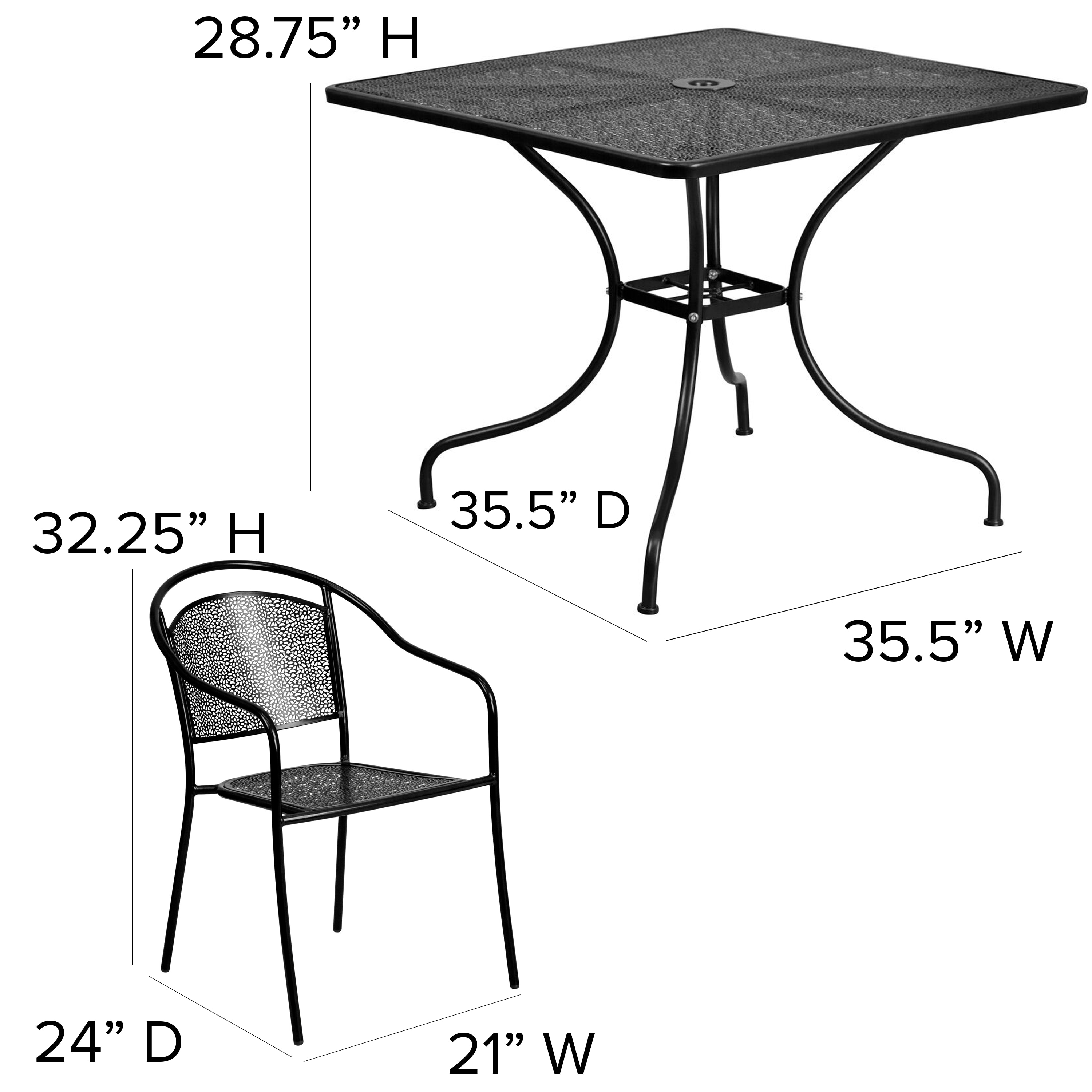 Flash Furniture 889142087861 Patio-Dining-Sets - View #3