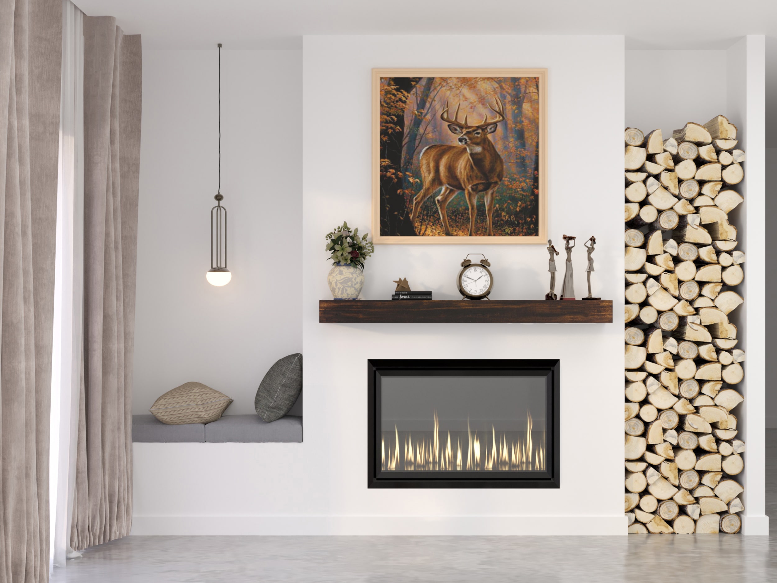 Dogberry MFARM7205DKCHNONE Mantel-Shelves - View #8