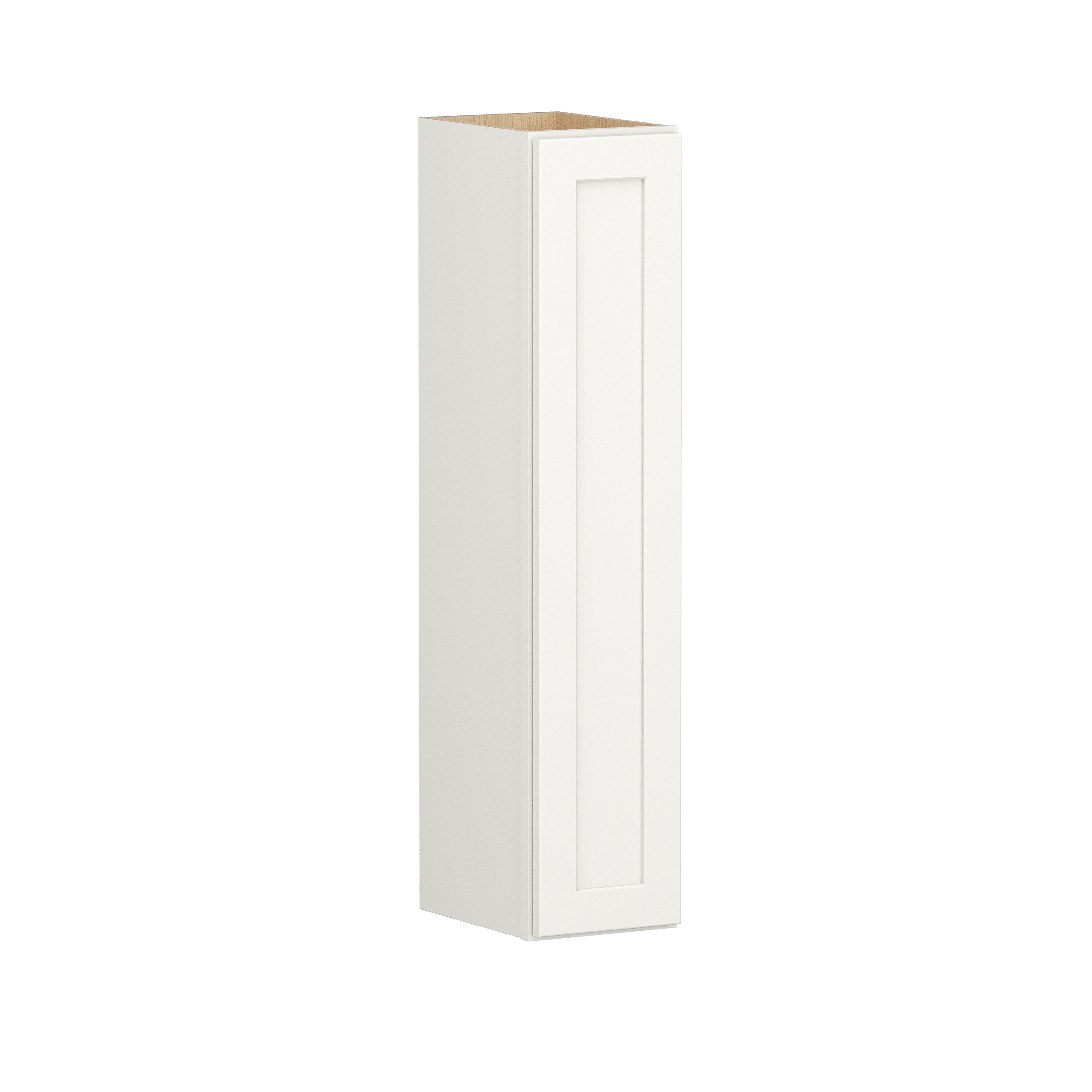Shenandoah PRO Express SPE 90MPS-90 Breckenridge 9-in W x 42-in H x 12-in D Linen Full Overlay Wall Fully assembled Plywood Cabinet (Recessed Panel Shaker)
