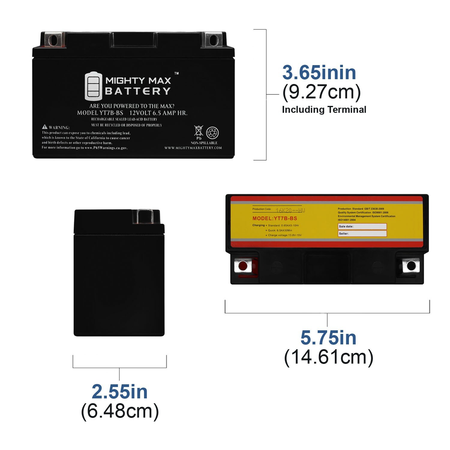 Mighty Max Battery MAX3946528 Device-Replacement-Batteries - View #2