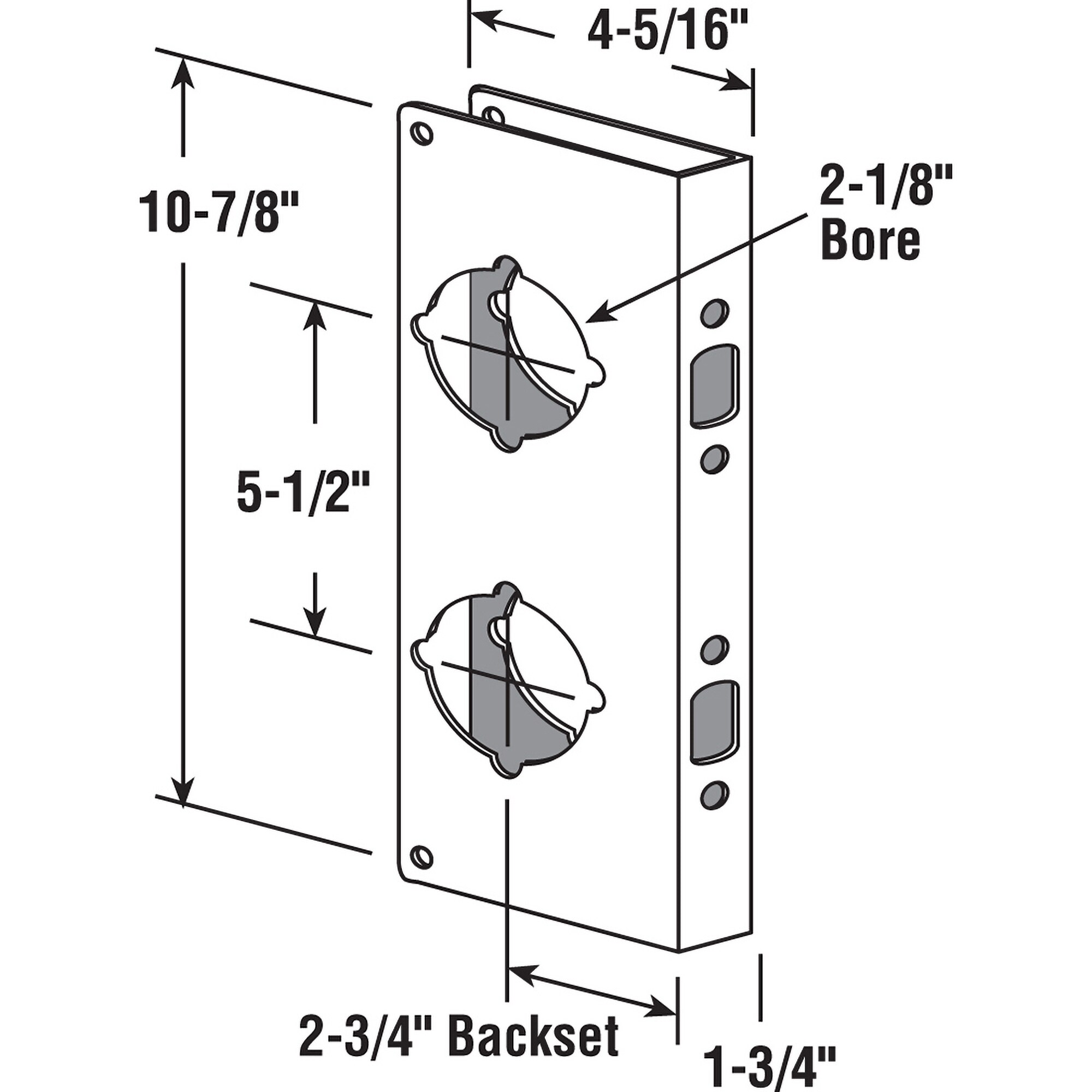 Prime-Line U 9479 Entry-Door-Reinforcers - View #2