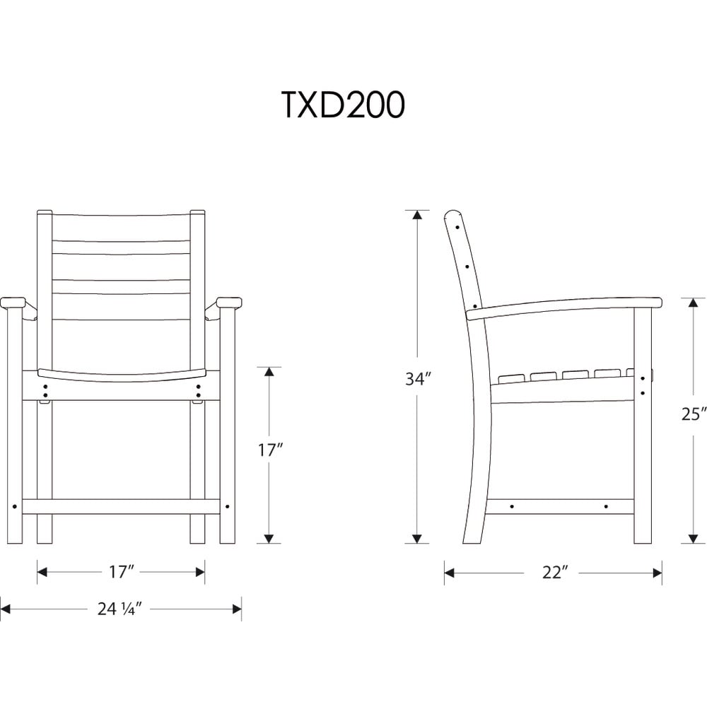 Trex Outdoor Furniture TXS118-1-VL Patio-Dining-Sets - View #11