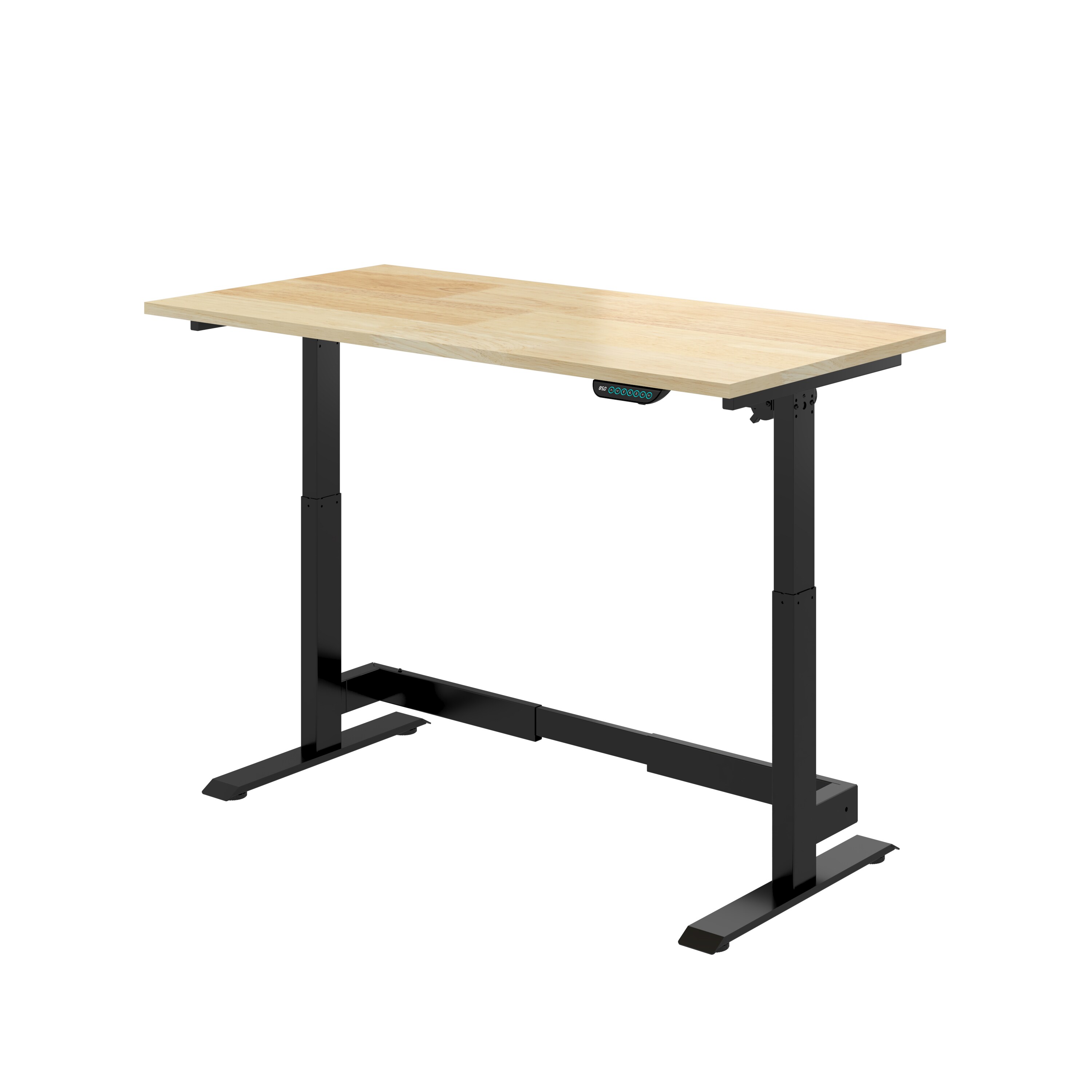 4Dock WB1B-72RB 72-in L x 29-in H Black Wood Adjustable Height Work Bench