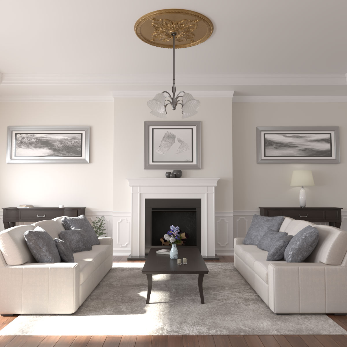 Ekena Millwork CM54MIPAS Ceiling-Medallions - View #4
