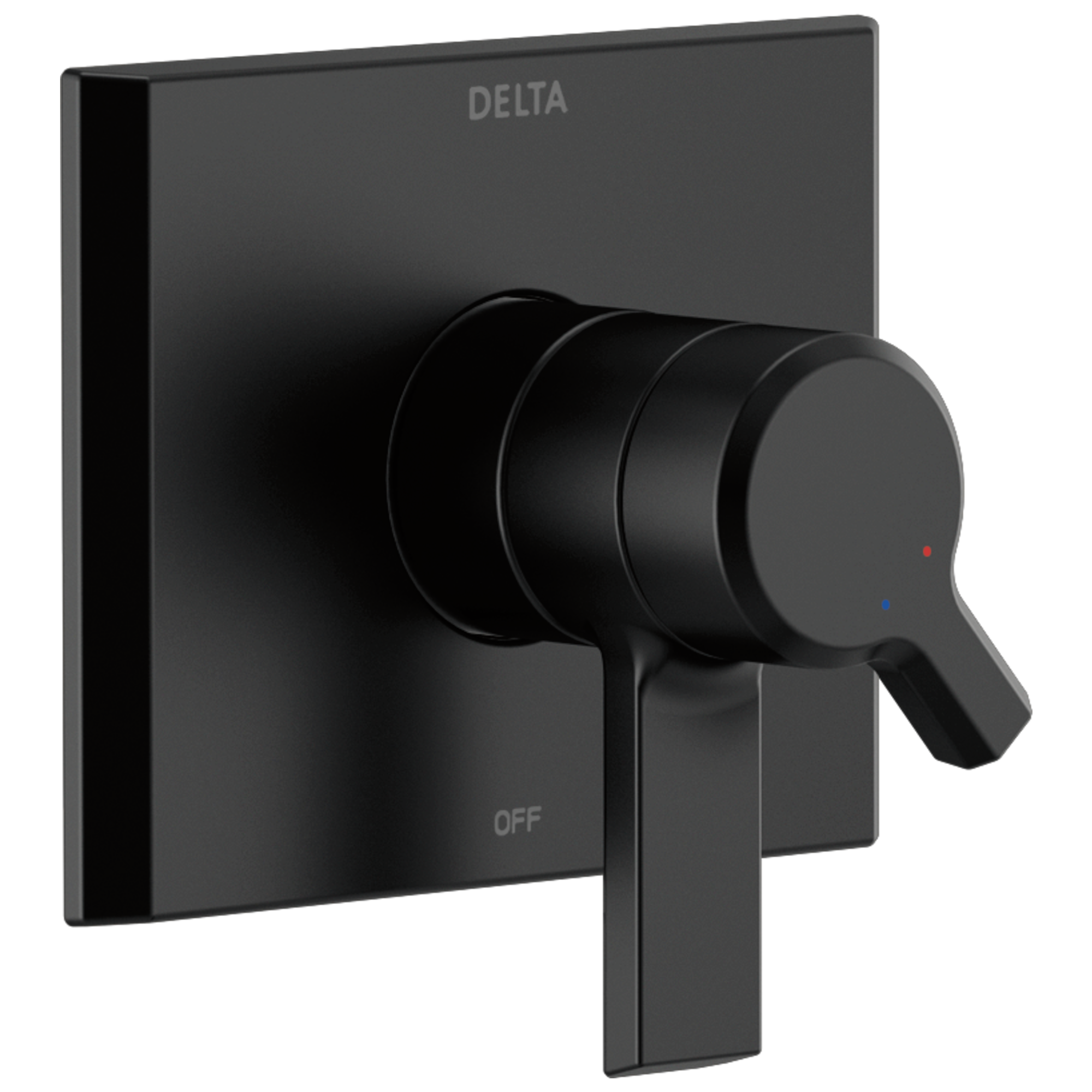 Delta T17099-BL Pivotal Matte Black 2.75-Inches Universal Bathtub/Shower Trim ring 0.5-Inches -ID