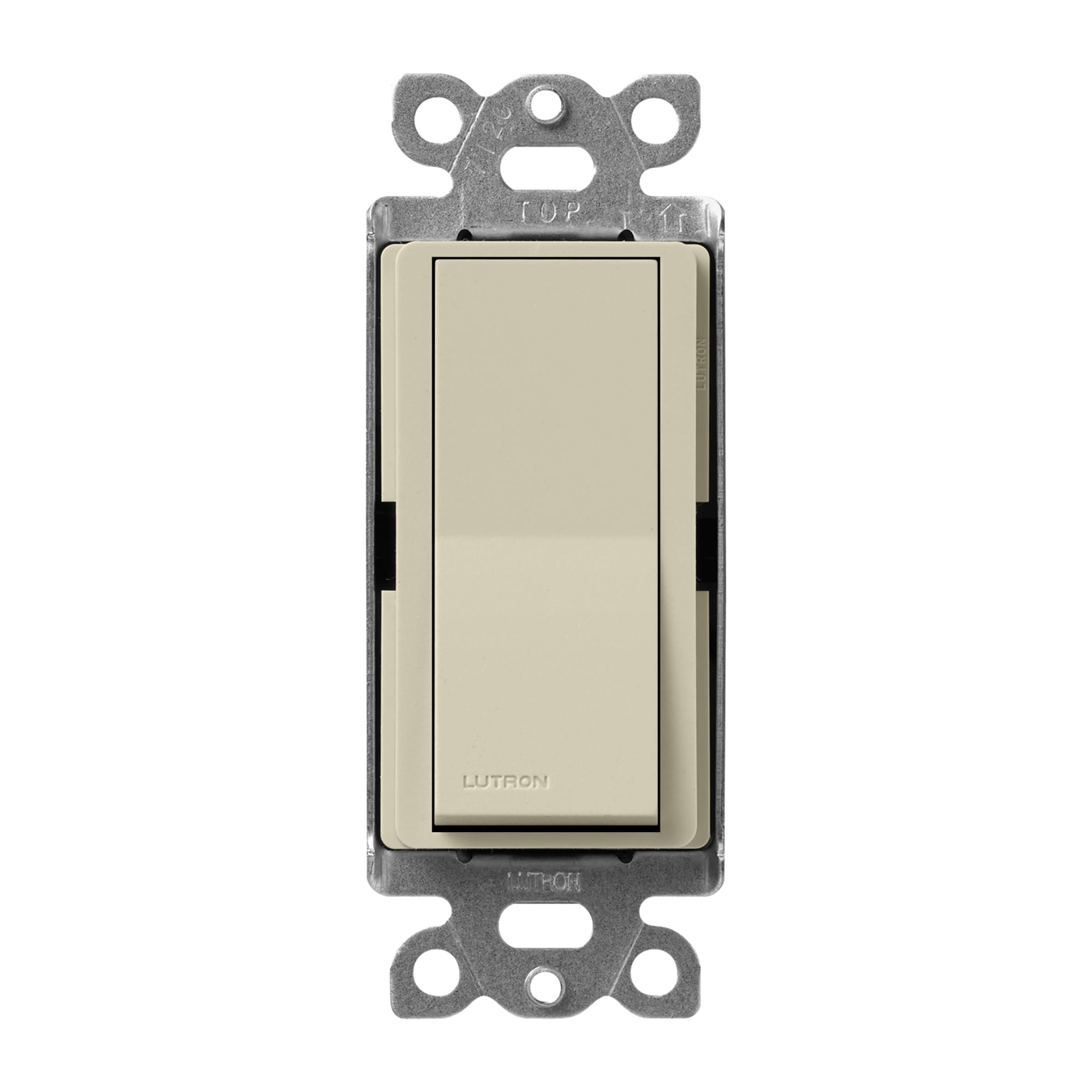 Lutron SC-1PS-CY Claro 15-amp Single-pole Rocker Master Light Switch , Clay