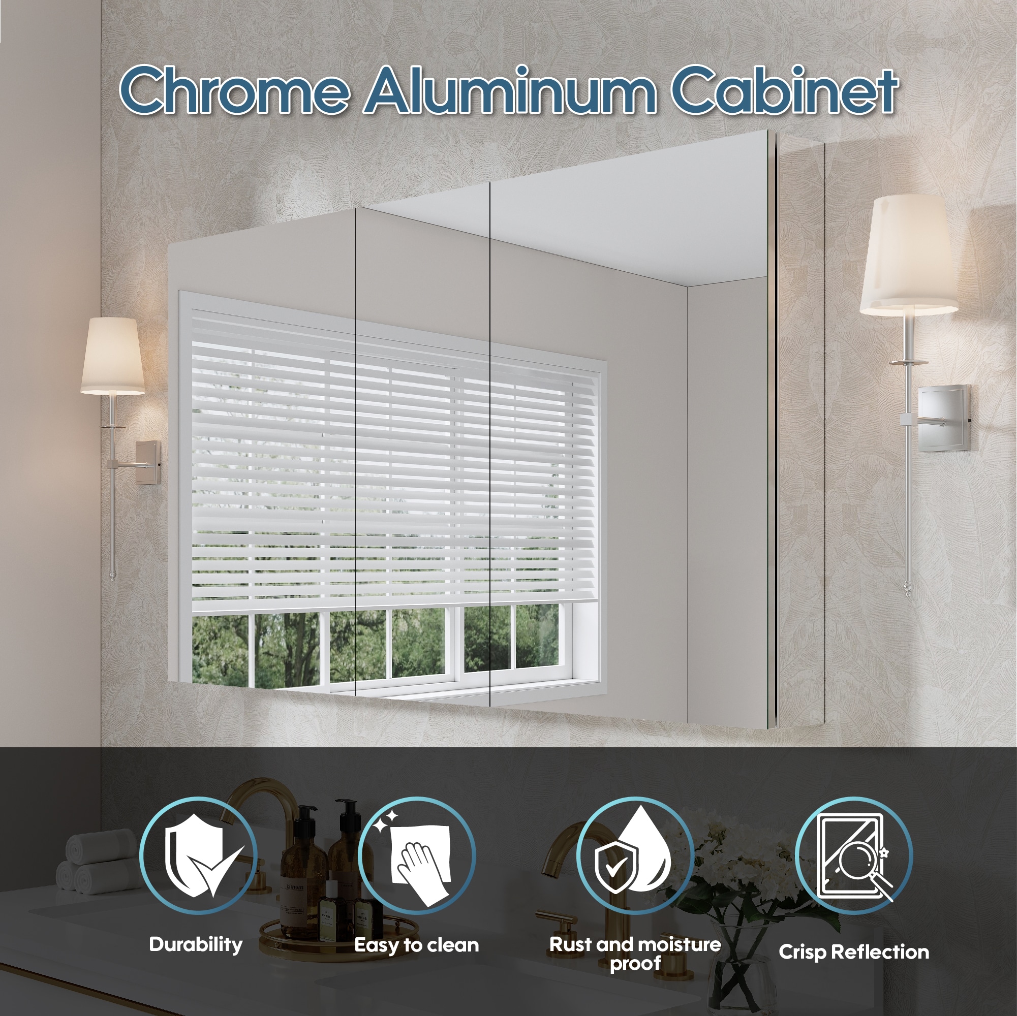 WELLFOR EX-CJ7236 Bathroom-Medicine-Cabinets - View #5
