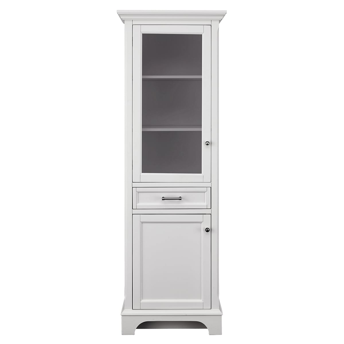 allen + roth Roveland 24-in x 72-in x 16-in White Freestanding Soft ...