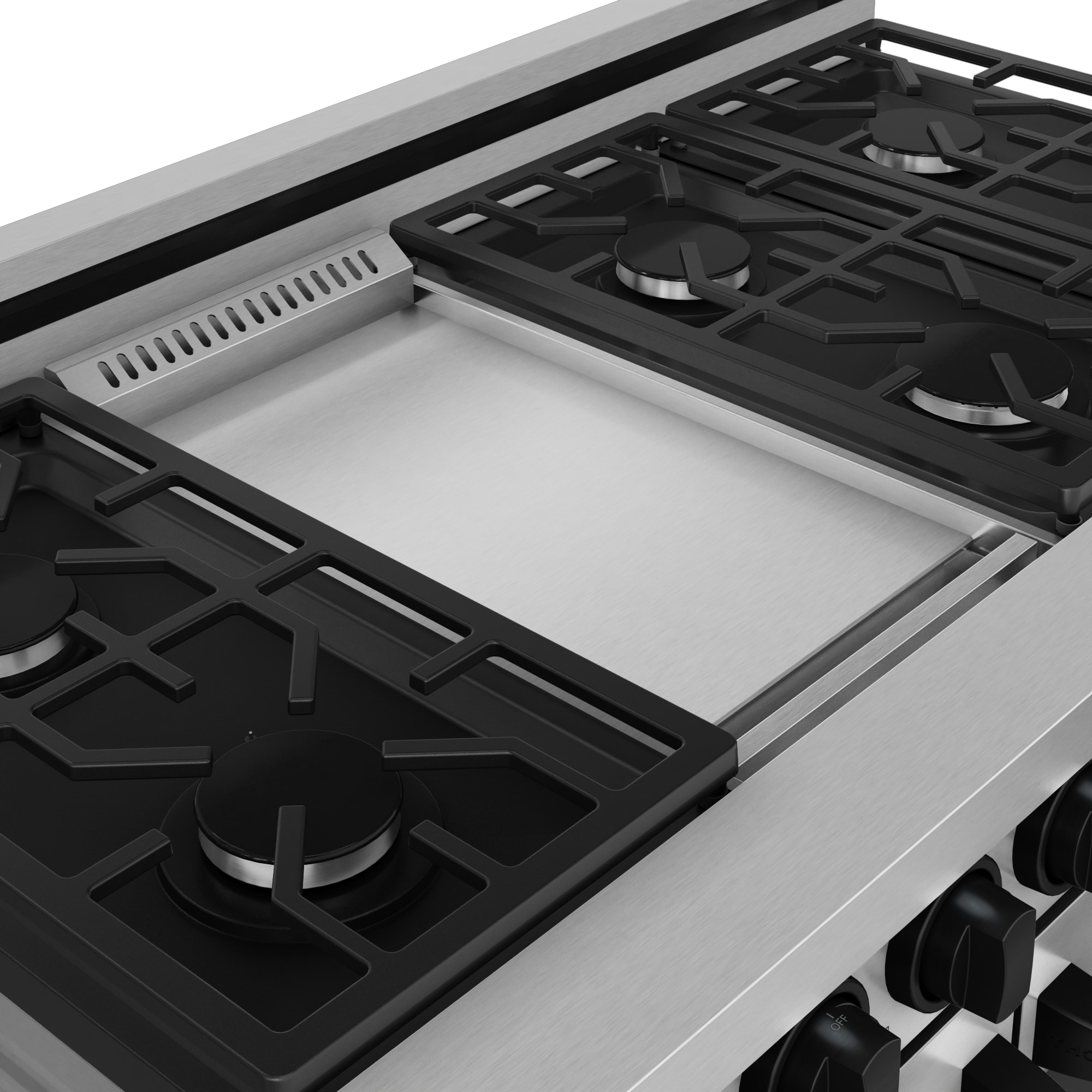 Thor Kitchen RSG48ELP-BLK Double-Oven-Gas-Ranges - View #3