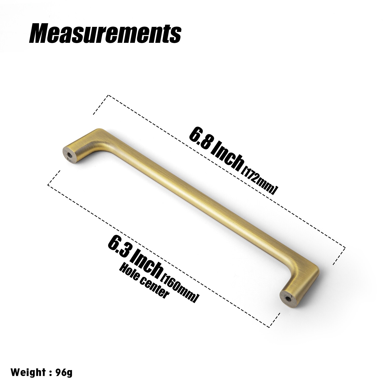 Miaokesen 052KFGT-160 Cabinet-Pulls - View #2