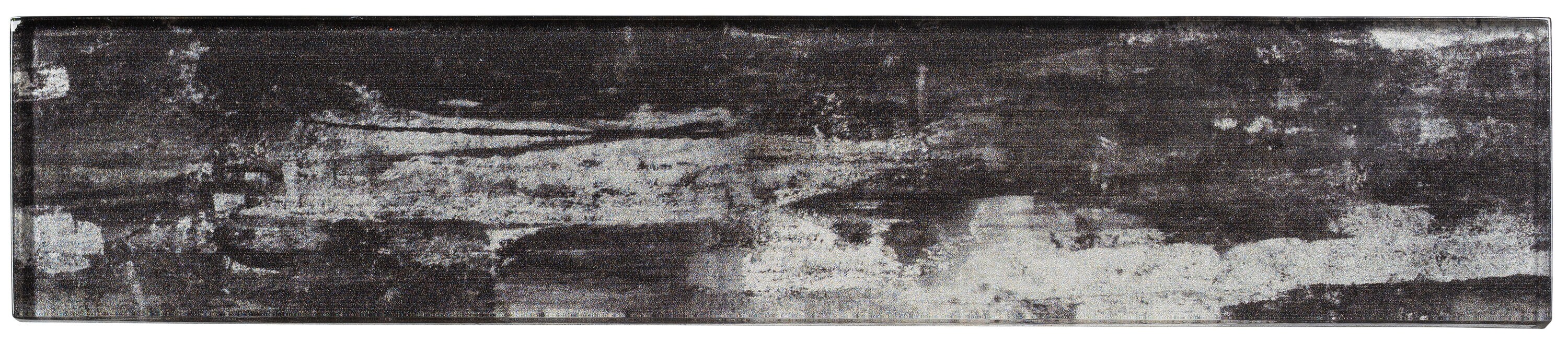 Andova Tiles SAM-ANDVIN208 Sample- Twilight 3-in x 13-in Polished Glass Wood Look Floor and Wall Tile