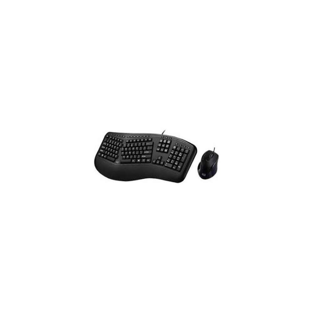  ZX9SYBA15702 Ergonomic Usb Multimedia Keyboard with Split Key Zones