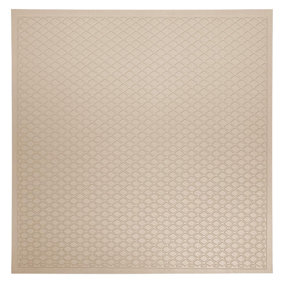 Flexco DSABD6P032 Dune Brown Solid 24-in W x 24-in L Glue Down Vinyl Tile Flooring (5.06-sq ft/ Piece)
