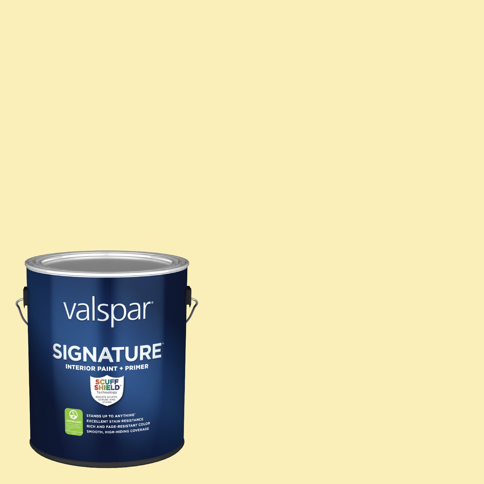 Cream - Light Pastel Yellow Solid Color Coordinates with Valspar