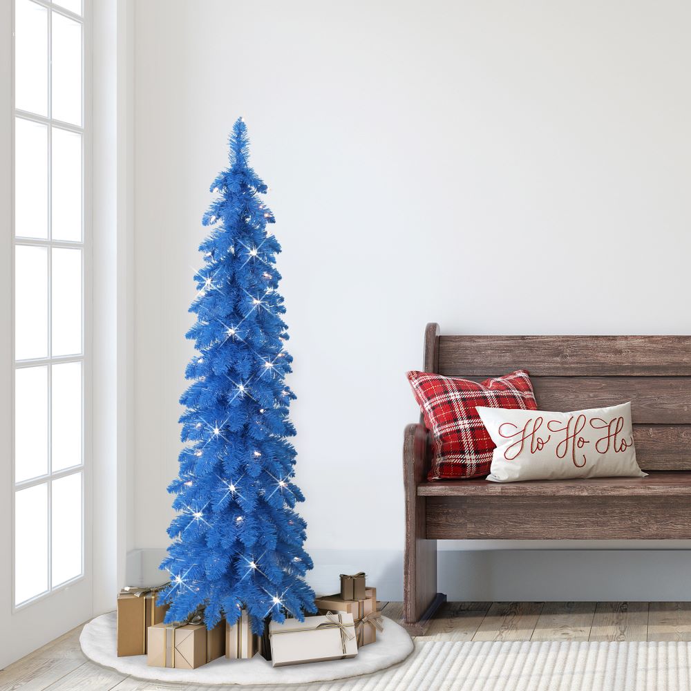 Puleo International 01063A-TP40C05-BL Artificial-Christmas-Trees - View #5