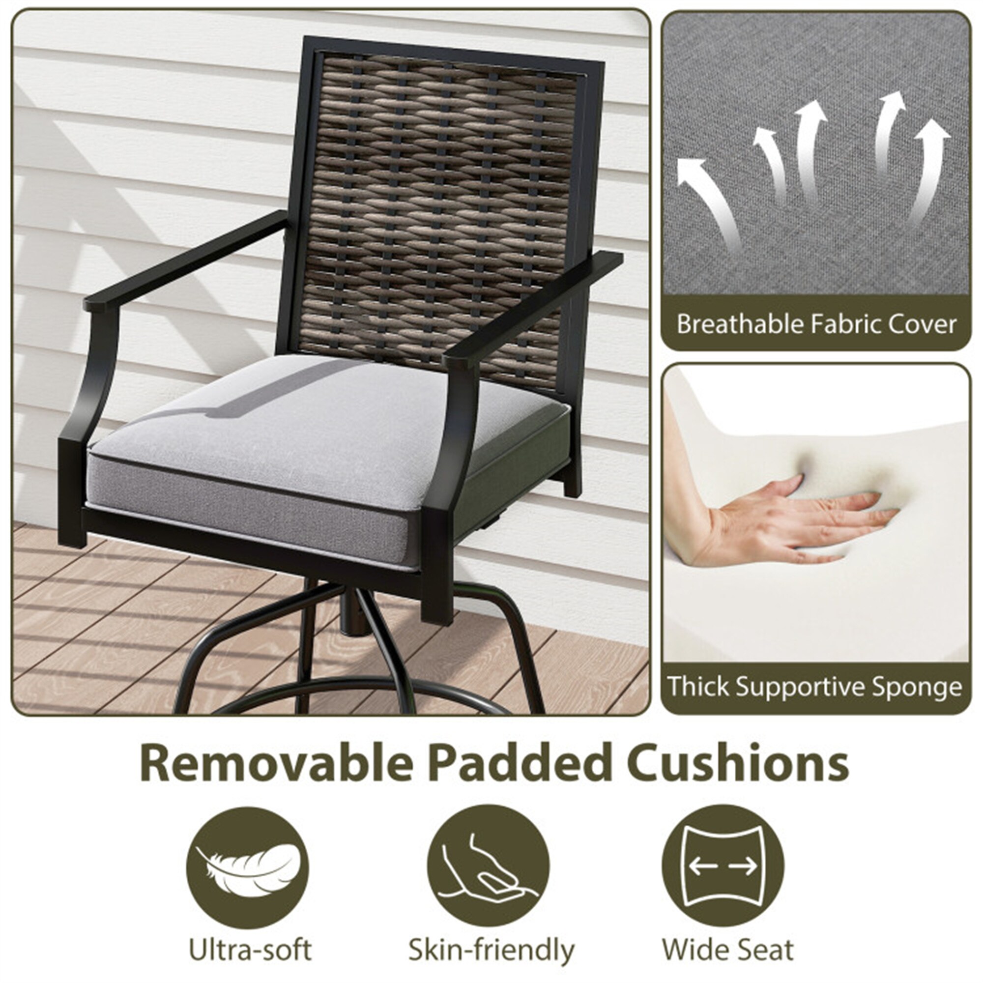 BABOOM BOM-3936WH-CO Patio-Chairs - View #7
